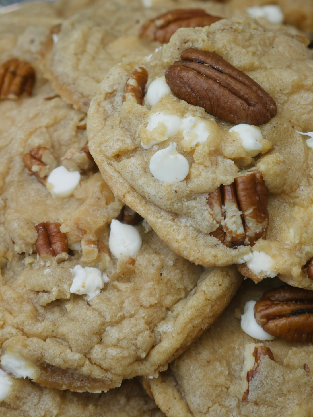 White Chocolate Butter Pecan Cookies