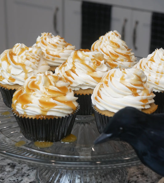 Hogwart's Butterbeer Cupcakes