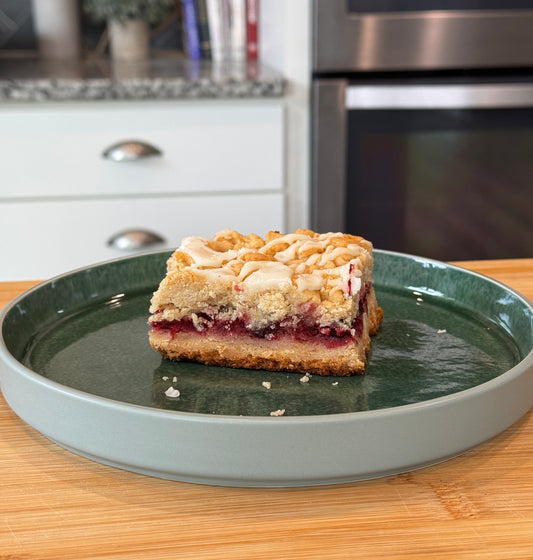 Cranberry Crumble Blondies